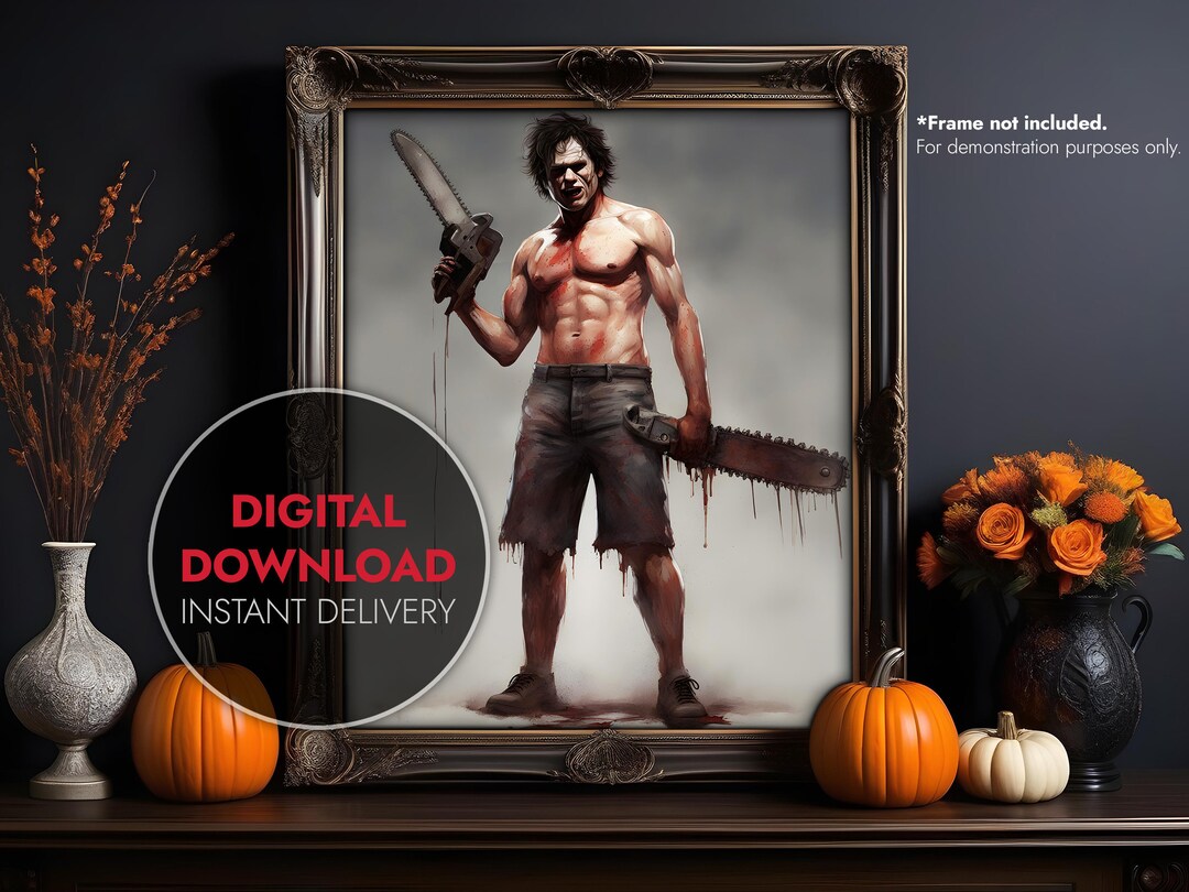 Leatherface Art Texas Chainsaw Massacre Artwork Digital Etsy