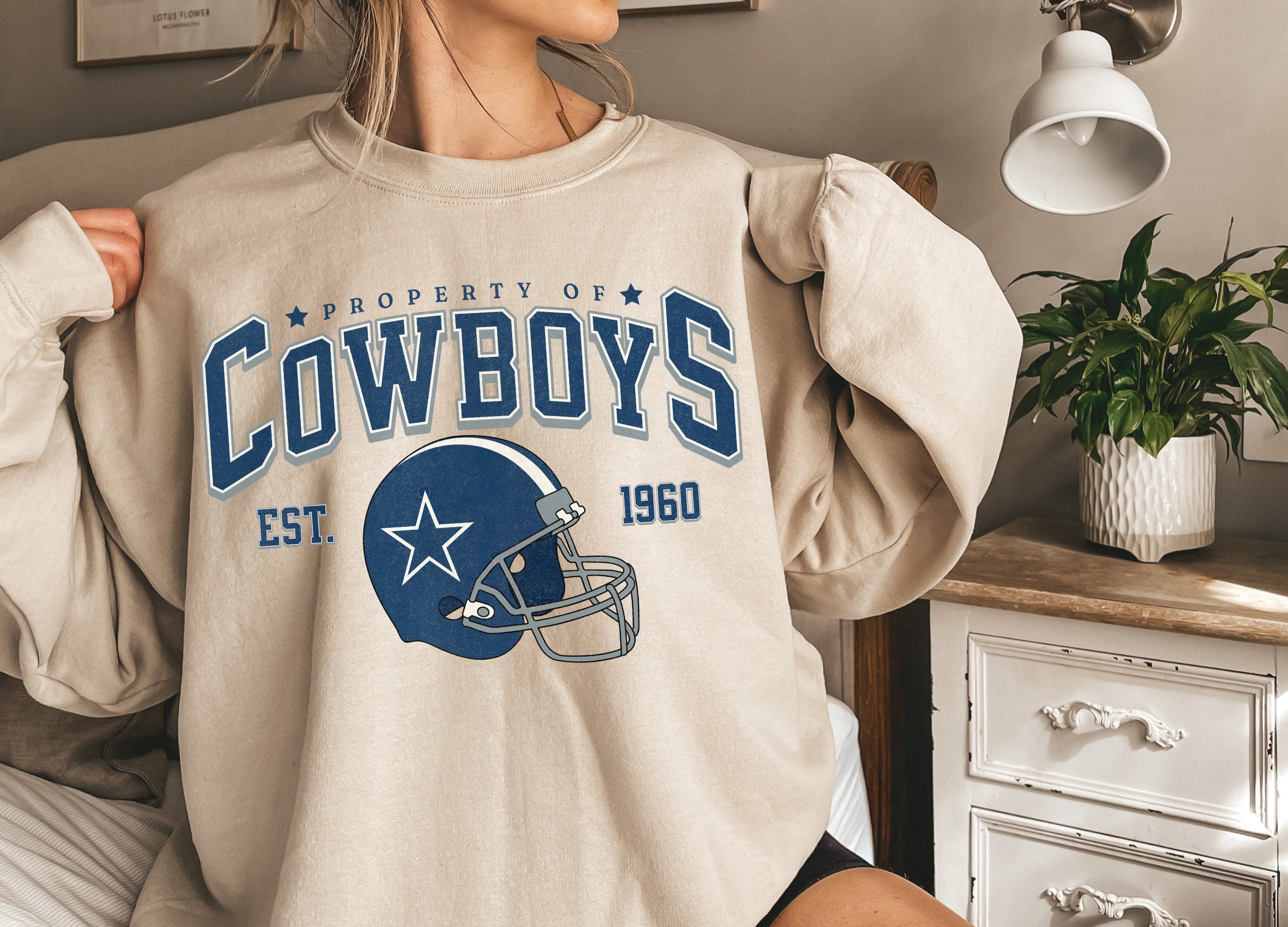Vintage Dallas Cowboys Turtleneck Sweatshirt — Star Struck Vintage