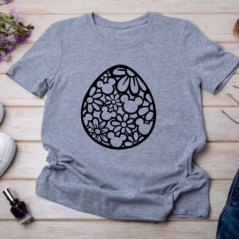 Mickey Easter Egg Spring Design SVG PNG EPS | Mickey Spring Vinyl ...