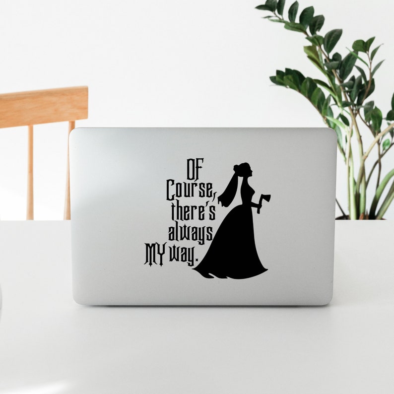 Haunted Mansion My Way Graphic - Sticker Decal Print Cut Vinyl ...