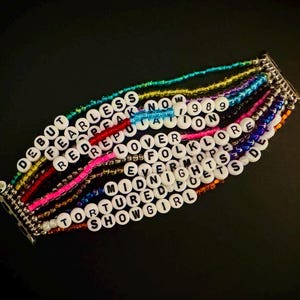 Eras Shimmer Apple Watch Band with Friendship Bracelets