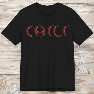 Red chili peppers shirt, chili fruits tee, hot chili t-shirt, chili spells chili, chili enthusiast, spicy food lover, gift for chili lovers