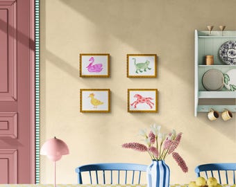 Pink Pony Print