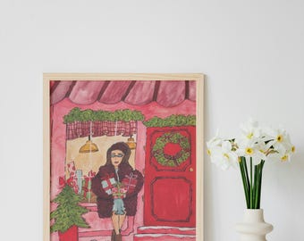 Christmas Fashion Illustration