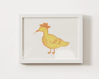 Western Duck Print
