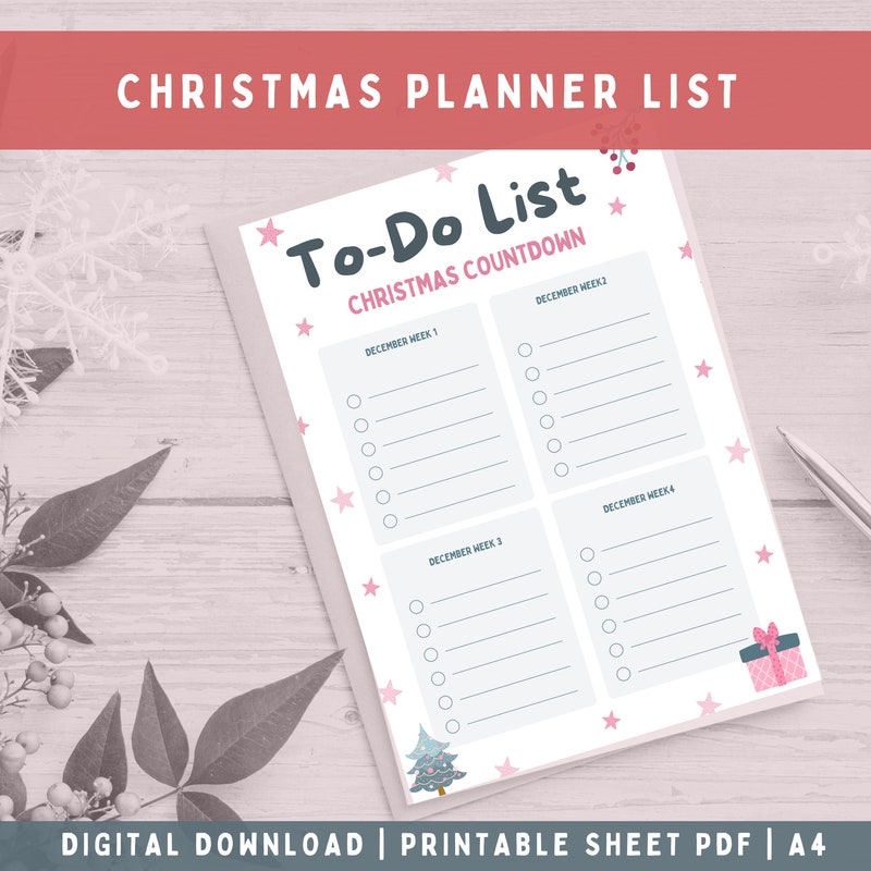To Do List Printable - Etsy