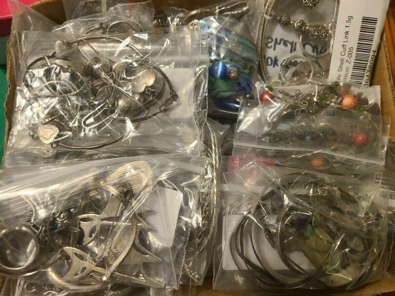 RESELL RESALE 600 Gram Mixed 925 Sterling Silver Jewelry Lot Vintage