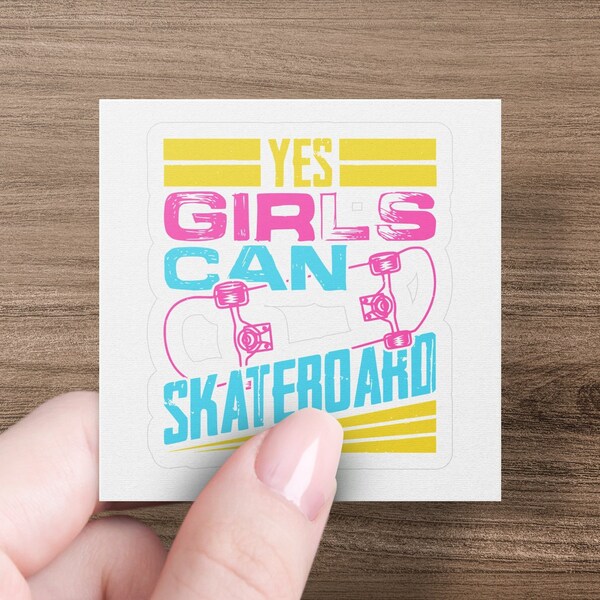 Yes Girls can Skateboard Shirt, Skateboarding Shirt, Skating Shirt, Skateboarding Gift, Skaters Shirt, Game Shirt, Sport Skating Lover Shirt