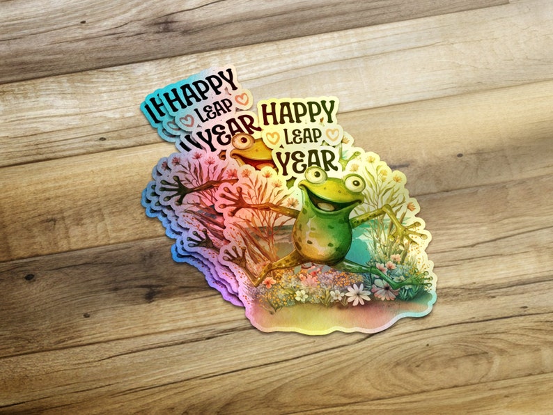 Leap Year Sticker 2024 Stickers, 2024 Leap Year Decal Clear Vinyl