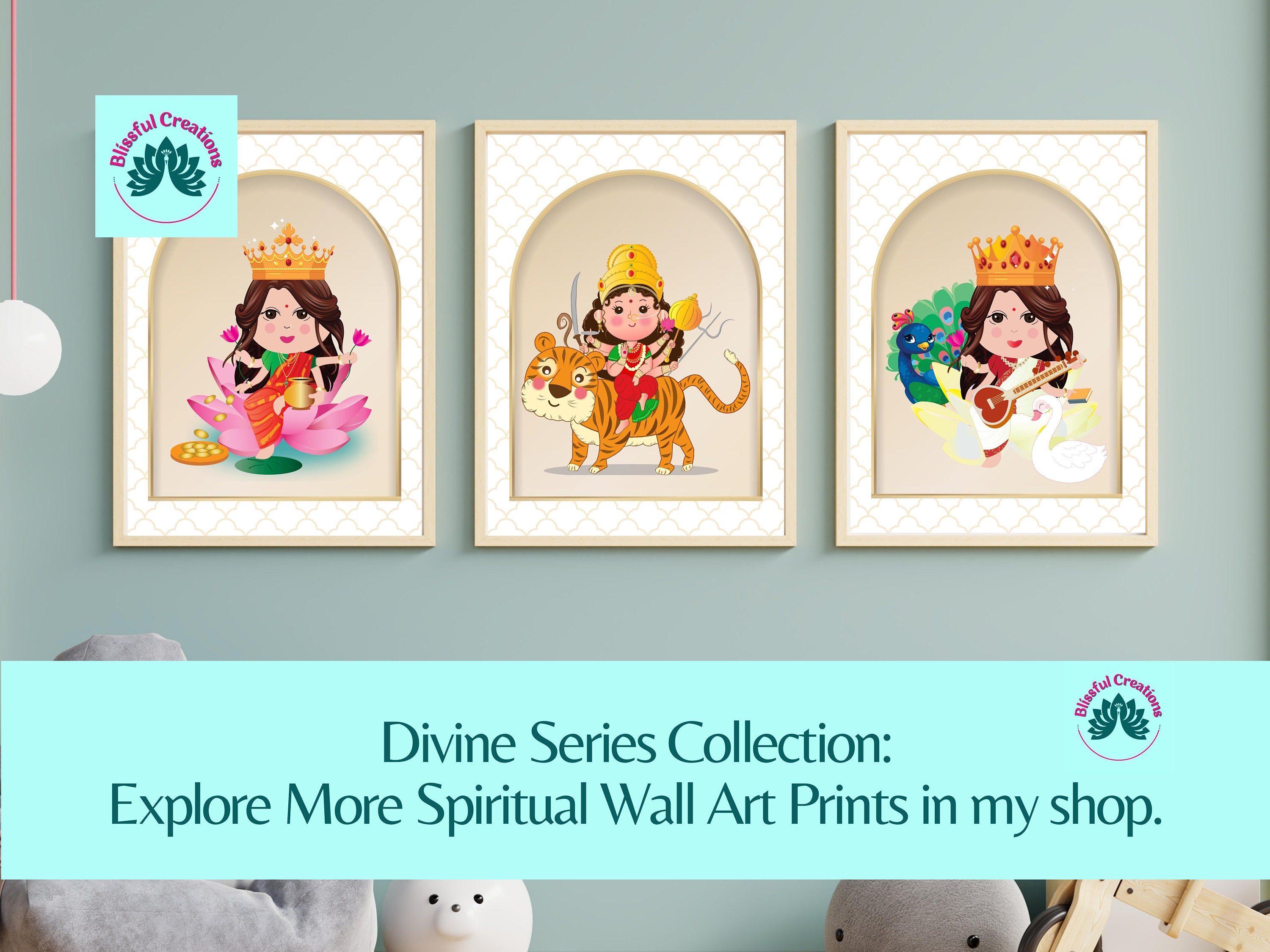 Lord Vishnu Wall Art | Lord Vishnu Printable Wall Decor | Lord Vishnu ...