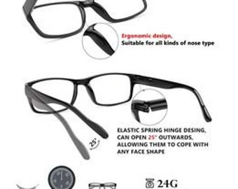 Gaoye Designers Milan - Lot de 5 lunettes