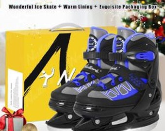 Nattork Ice Skate for Kids Boys Girls, Soft and Comfortable Lining, Ice Hockey Skates