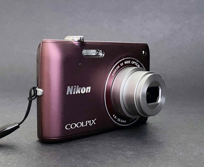Nikon Coolpix S4100 Plum _ 14mp _ 5x Zoom _ Touchscreen & 20 Etsy