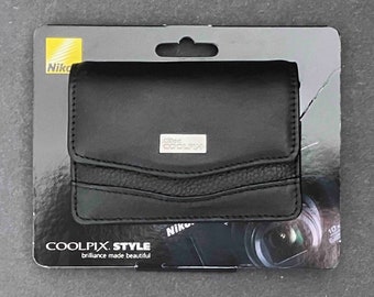 Nikon CoolPix Genuine Deluxe Leather Case For CoolPix Cameras & Other _ Brand New!