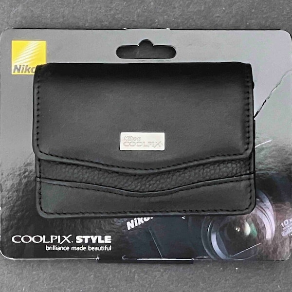 Nikon CoolPix Genuine Deluxe Leather Case For CoolPix Cameras & Other _ Brand New!