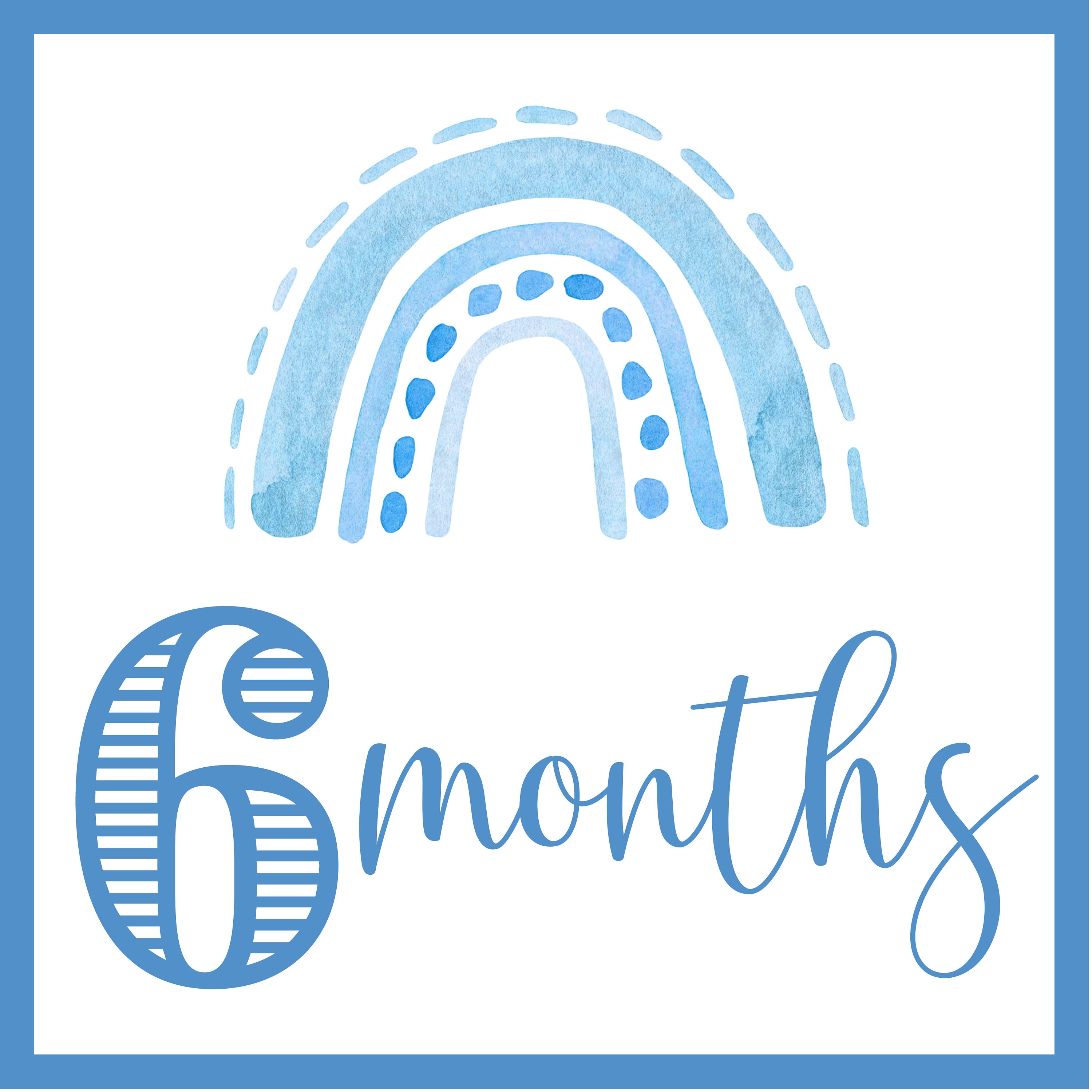 Baby Boy Milestone Cards | Printable File, Digital Download | 13 Cards ...