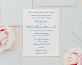 Edwardian Elegant Formal Wedding Invitation Template Simple & Classic Design Editable Printable Invitation Download DIY Wedding Stationery