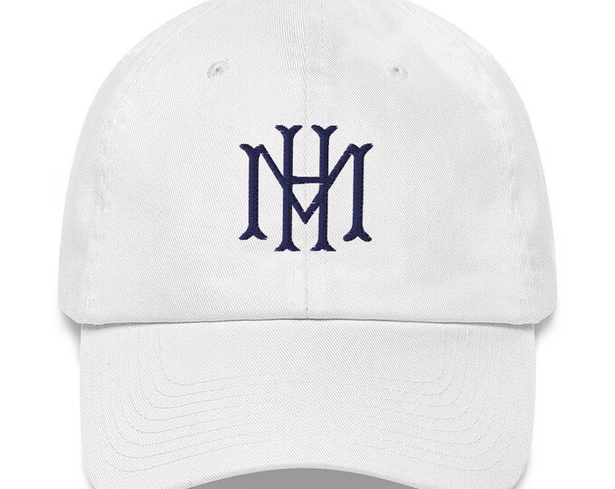 Embroidered Custom Two Letter Monogram Hat Monogram Baseball Hat Initial Baseball Cap