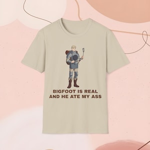 BIGFOOT is REAL and he ate my ASH | Laios Touden | DunMesh DiD Dm | Meme Shirt Tshirt Gift Inspired