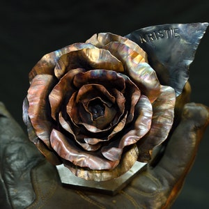 Tabletop Metal Roses