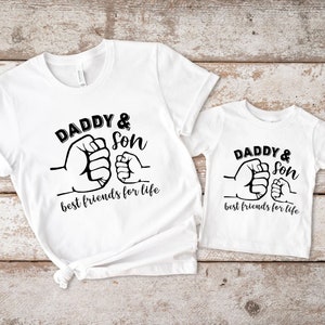 Daddy And Son Best Friends For Life Shirt, Father And Son Matching Shirt, Daddy and Me Shirts, Fathers Day Gift, Matching Daddy And Me Shirt