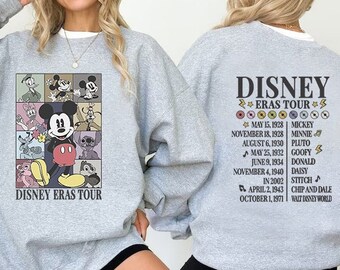 Disney Eras Tour Sweatshirt, Vintage Disney Sweatshirt, Disney Crewneck, Disney Sweatshirt, The Eras Tour Merch, Retro Disney Sweatshirt