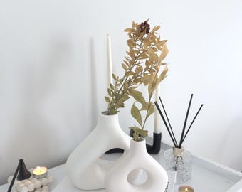 ceramic vase, boho vase, modern vase, handmade vase, nordic vase, vase set, minimalist decor, pottery vase, shelf decor