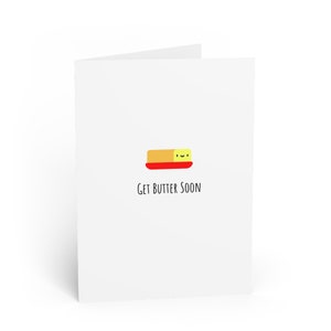 Carte de rétablissement amusante Get Butter Soon