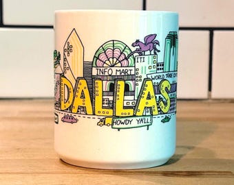 Vintage Dallas Texas Mug