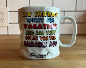 Vintage Vacation Smashed Mug