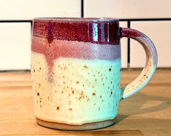 Handmade Wheel Thrown Ceramic Mug