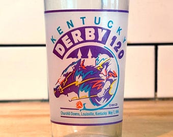 Vintage 1994 Kentucky Derby 120 Highball Glass