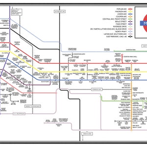 Memphis Underground Map (Digital Download)
