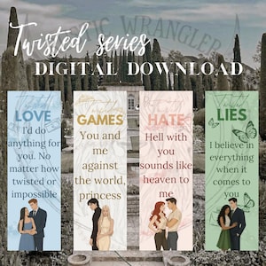 Twisted Series Bookmarks | Ana Huang Romance Quotes
