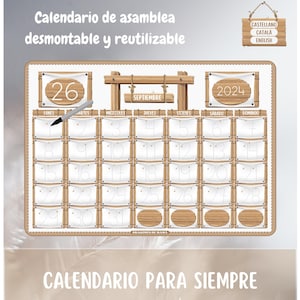Imprimible Calendario para siempre