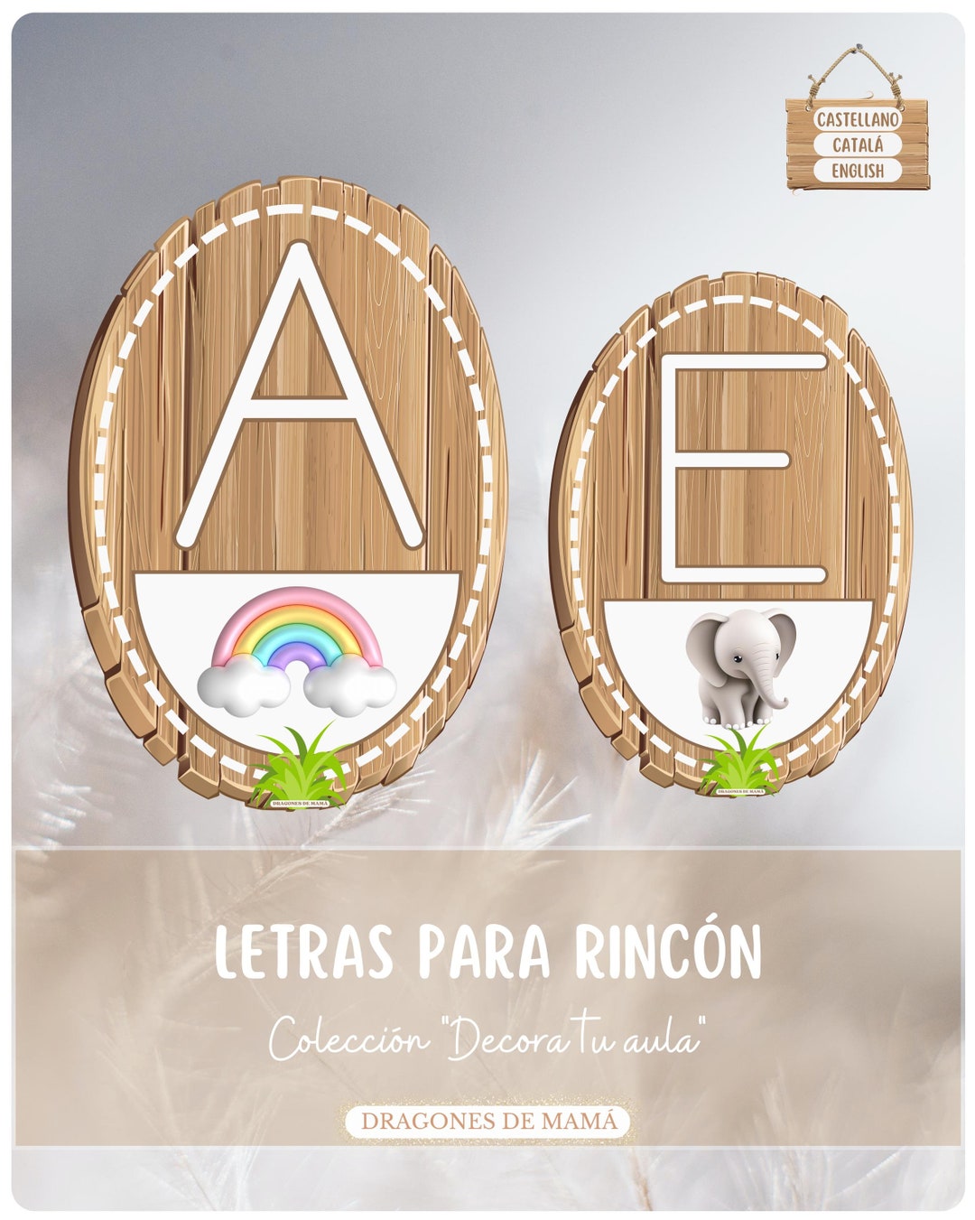 Letras Rincon Imprimibles Letras Para Rincón - Etsy