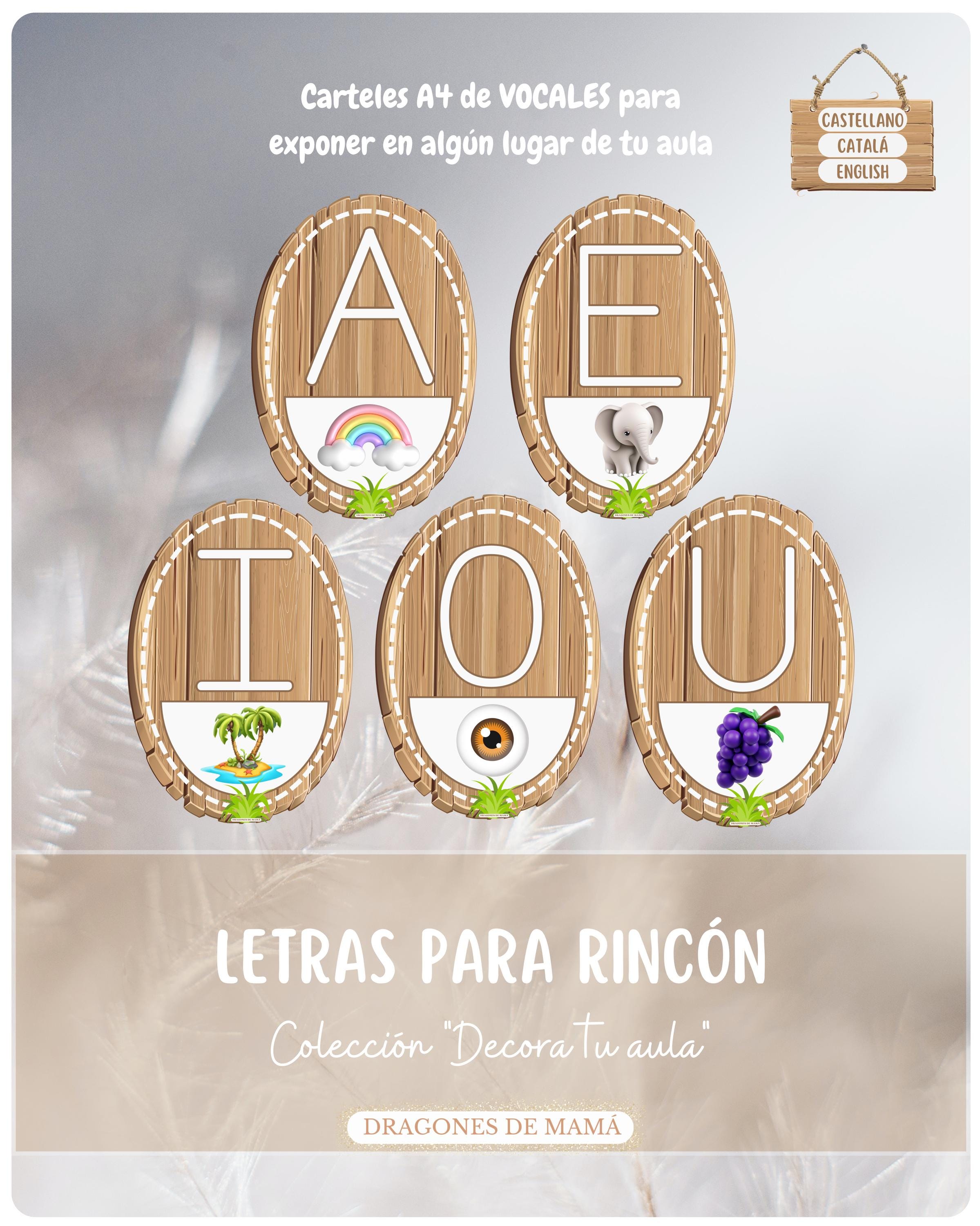 Letras Rincon Imprimibles Letras Para Rincón - Etsy