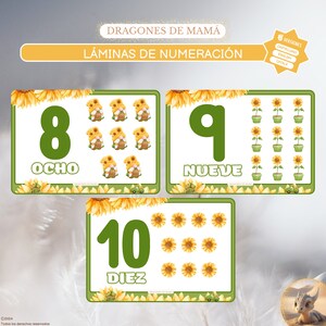 Imprimibles Láminas de Numeración Infantil 1-10 imagen 3