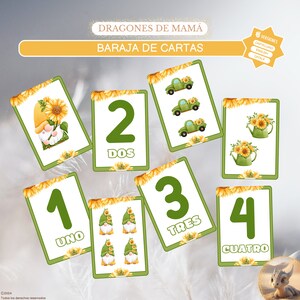 Imprimibles Doble Baraja de Cartas Primavera