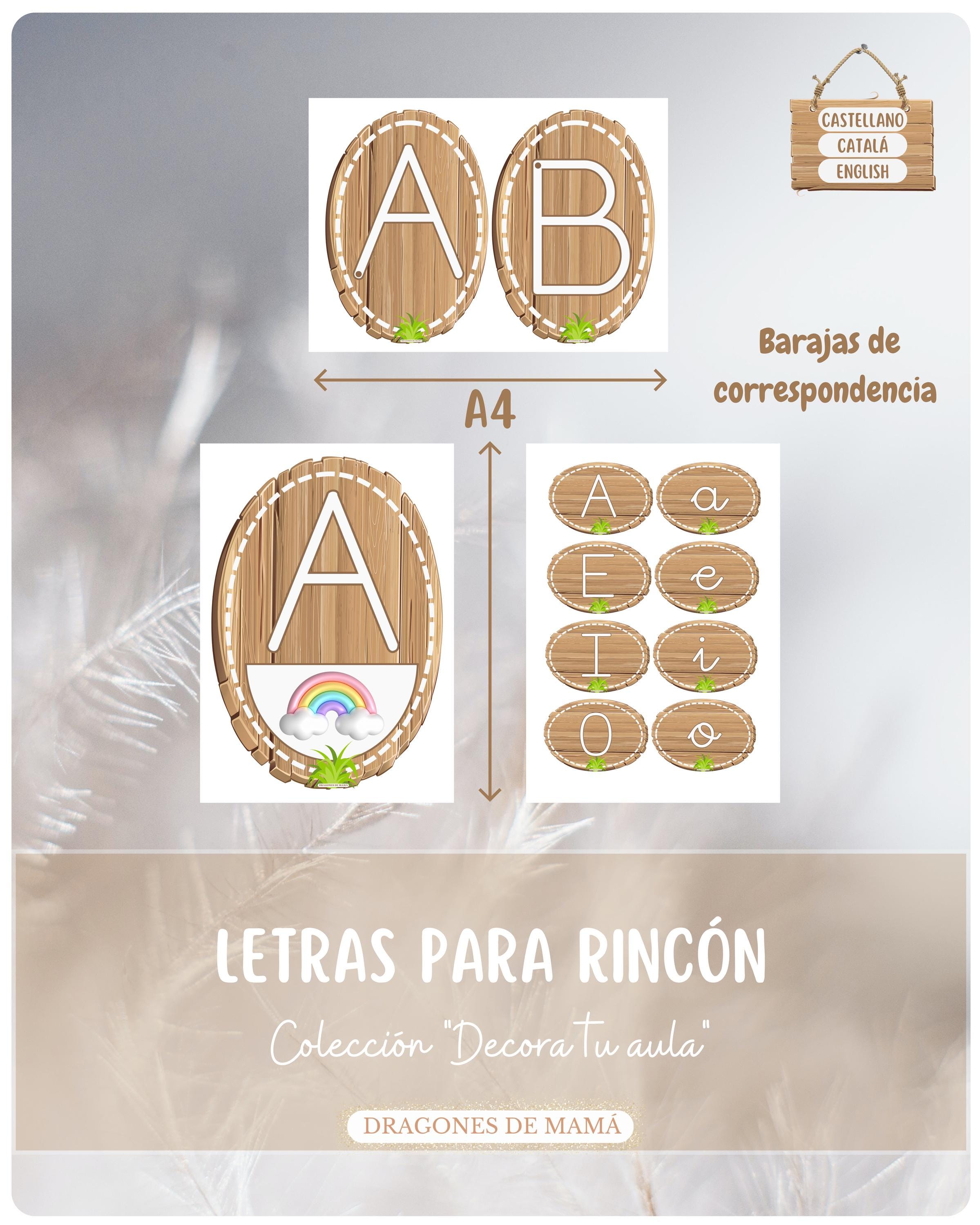 Letras Rincon Imprimibles Letras Para Rincón - Etsy