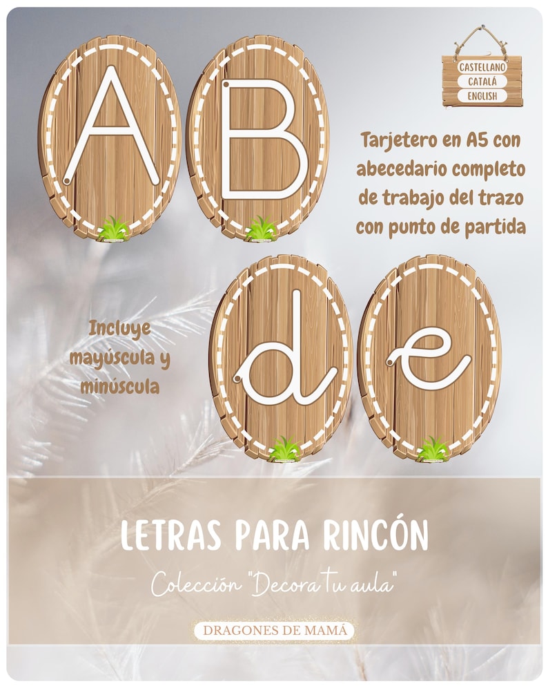 Letras Rincon Imprimibles Letras Para Rincón - Etsy