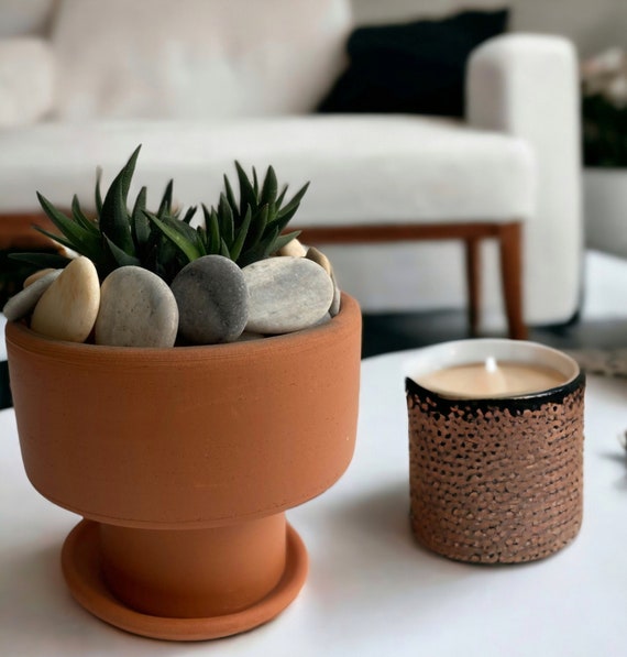 Handgemachter Terrakotta Sukkulenten Pflanztopf mit Drainage - Etsy  sterreich
