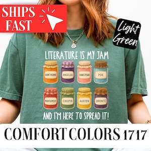 Comfort Colors, English Literature Teacher Shirt, English Teacher Shirt, Shirt, Teacher Shirts, Trendy Teacher Shirts, Teacher Gift