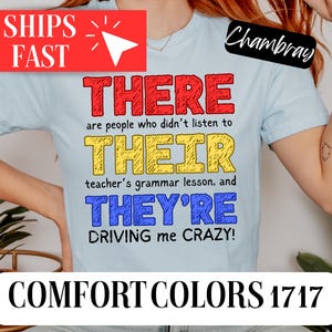 Comfort Colors, English Literature Teacher Shirt, English Teacher Shirt, Shirt, Teacher Shirts, Grammar Teacher Shirts, Teacher Gift