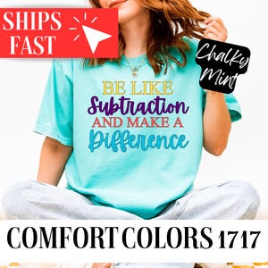 Comfort Colors, Math Teacher Shirt, Teacher Shirt, Math Shirt, Teacher Shirts, Trendy Teacher Shirts, Teacher Tees, Teacher Gift