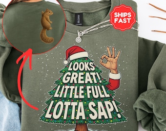 Clark Griswold Christmas Squirrel Sweatshirt, Funny Griswold Family Movie Christmas Crewneck Gift