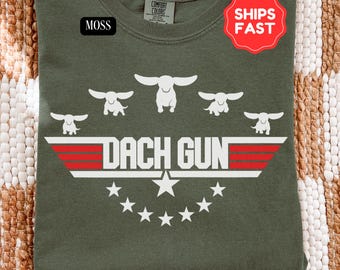 Teckel teckel pistool comfort kleuren shirt top hond vintage hondenliefhebber T-shirt cadeau voor hem hond moeder vader cadeau teckel vaders Moederdag Tee