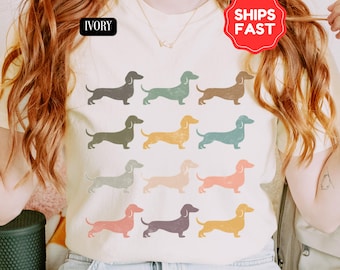 Dachshund Comfort Colors Shirt Wiener Dog Tshirt Doxie Mom T-shirt Dachshund Mama Tee Wiener Dog Lover Present Weenie Dog Shirt