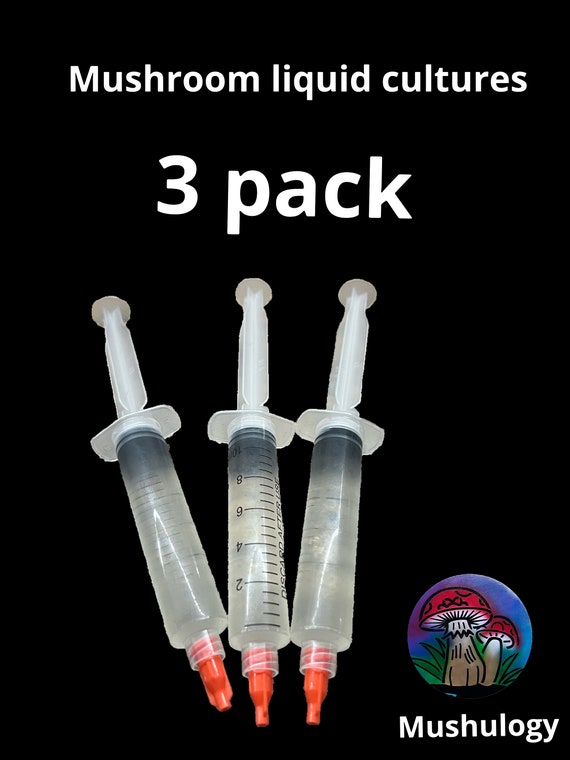 3 Pack Mushroom liquid cultures