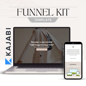 Kajabi Template, Kajabi Sales Page Funnel, Sales Page Template Femenine, Course Creator, Online Courses & Webinars